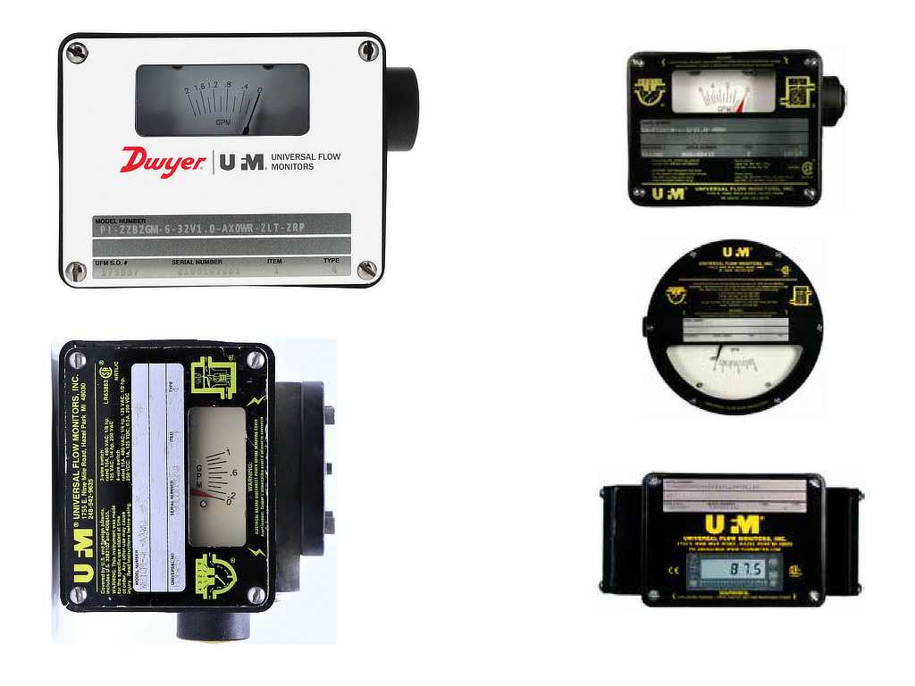 Indicatori, trasmettitori e flussostati UFM-PI